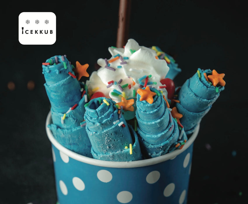 pot préparation icerolls crème glacé roulé chantilly icekkub